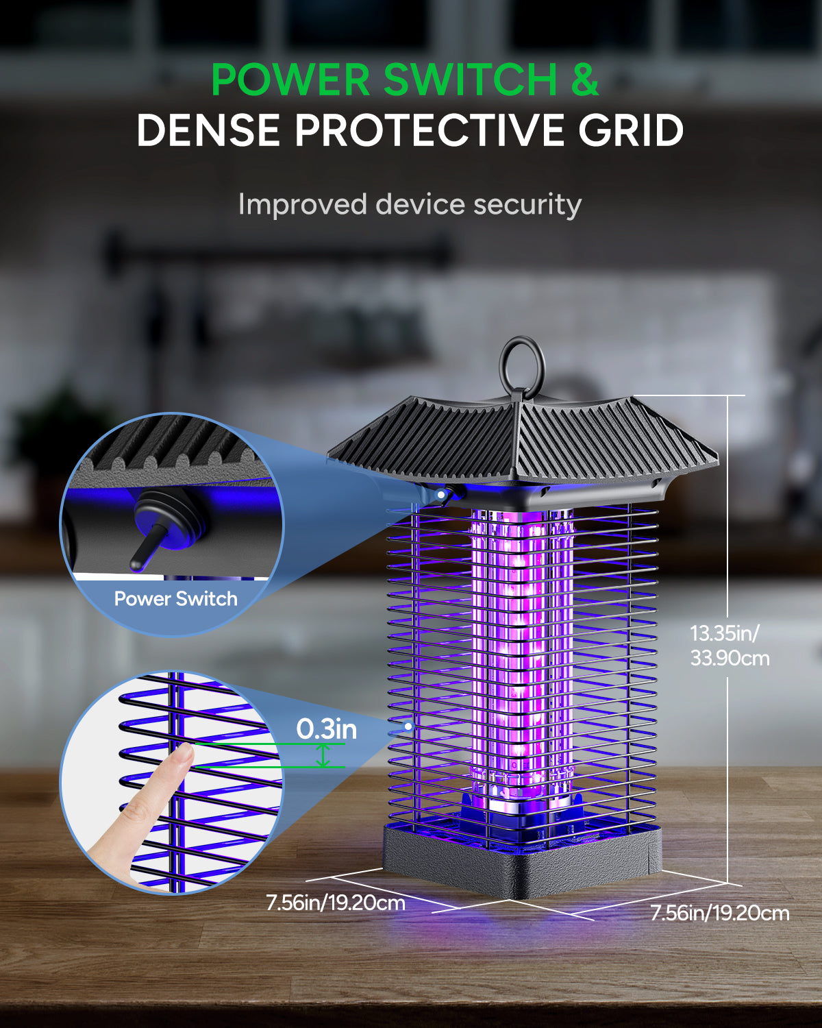 Buzbug MO005B Outdoor LED Bug Zapper