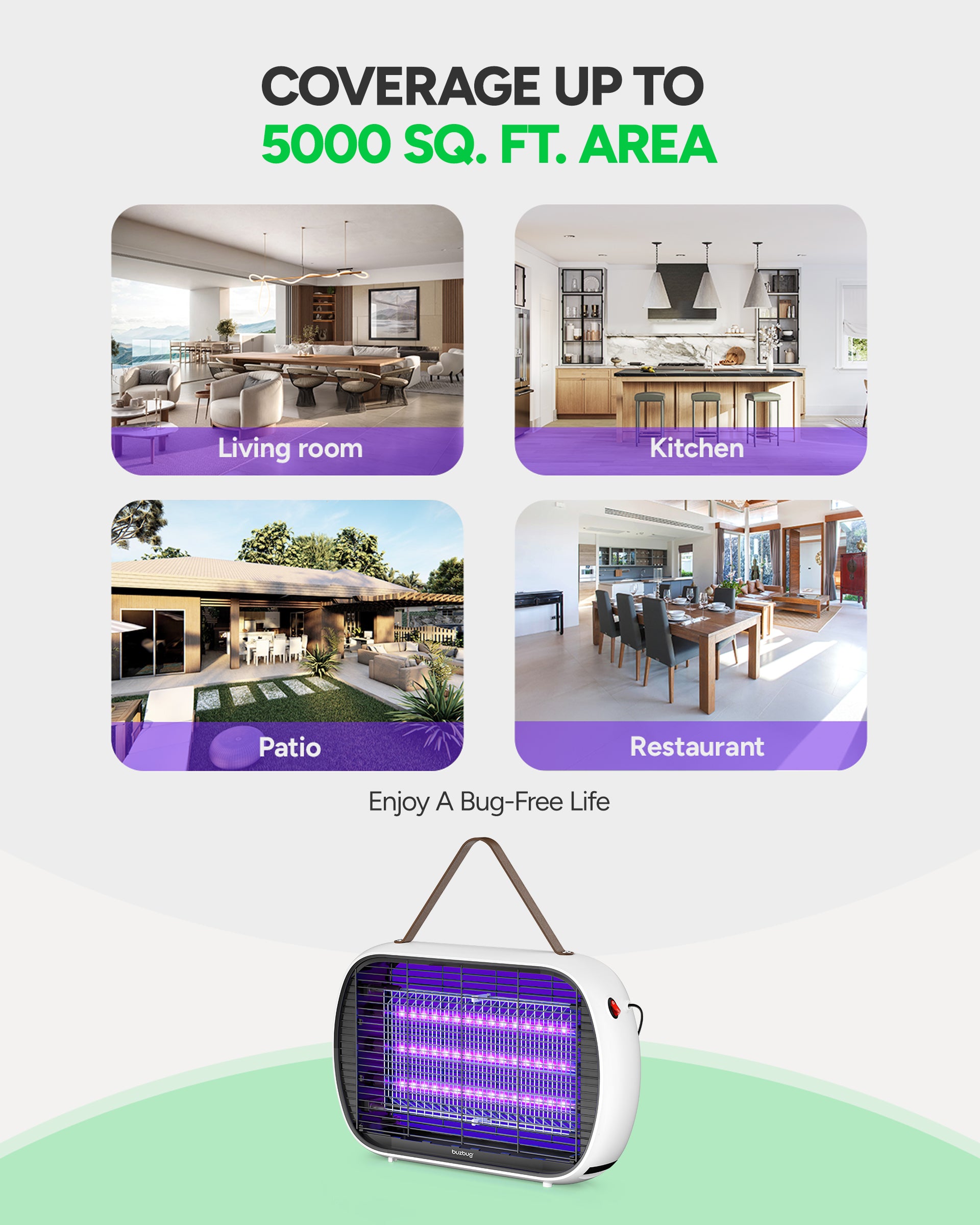 Buzbug MA-015PLUS Indoor Bug Zapper