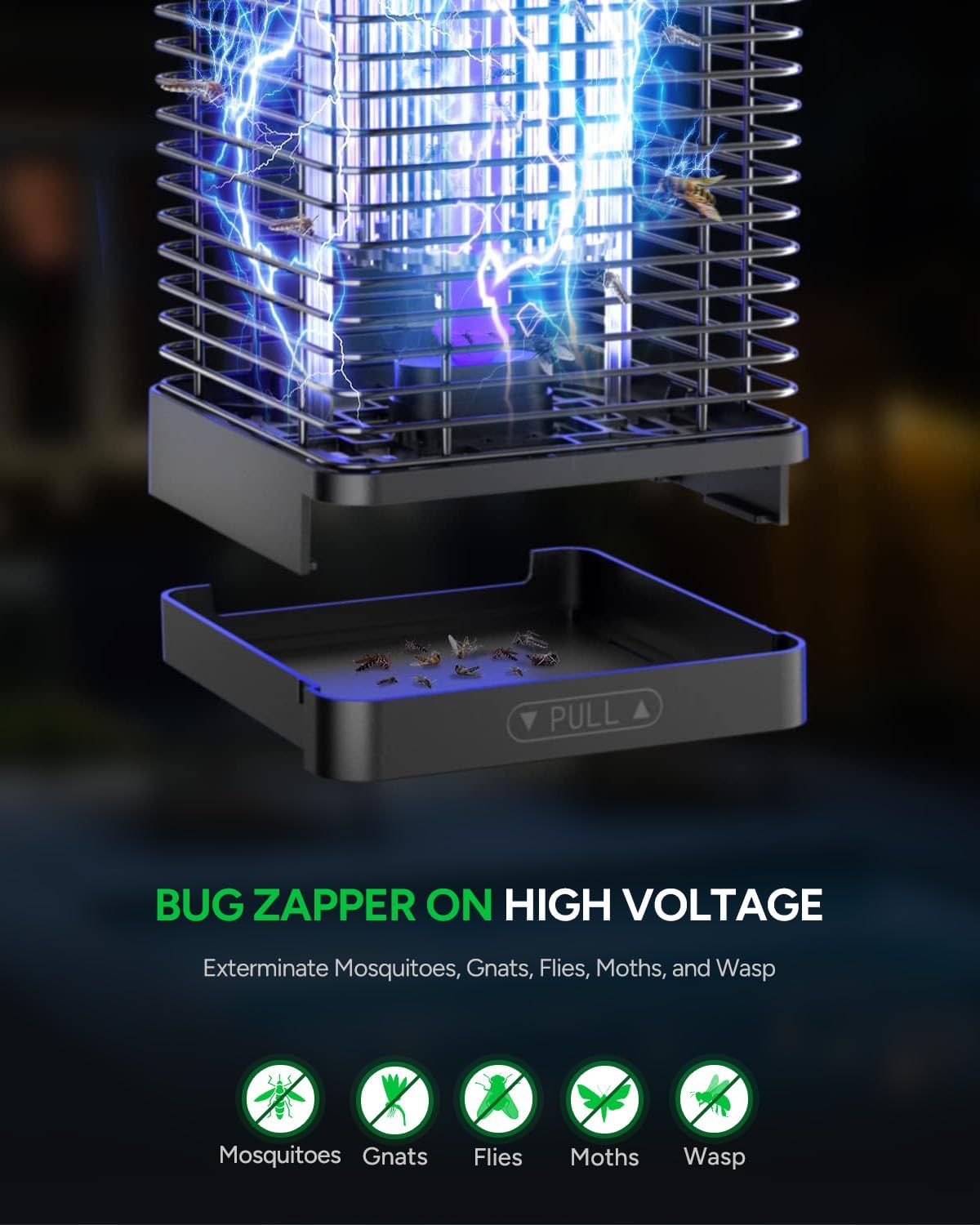 Buzbug MO-005B Outdoor LED Bug Zapper