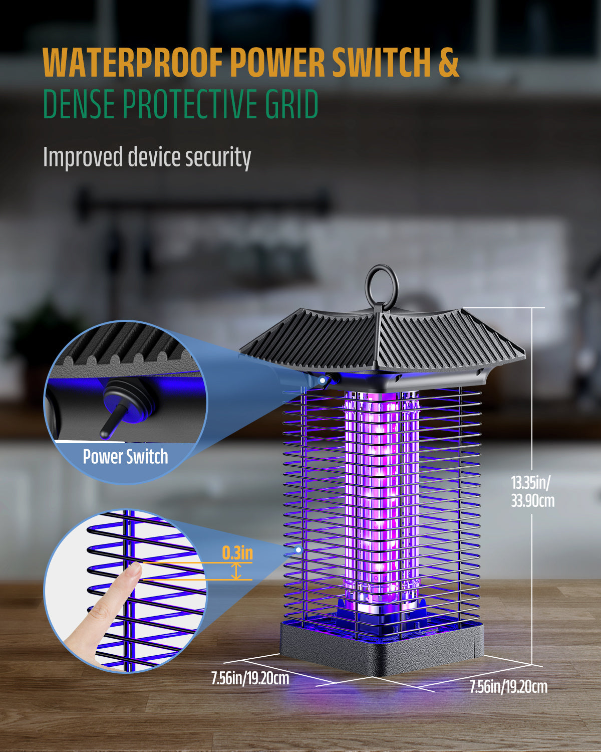 Buzbug MO005B Outdoor LED Bug Zapper